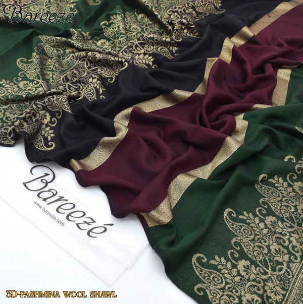 Soft Pashmina 3D-Wool Shawal