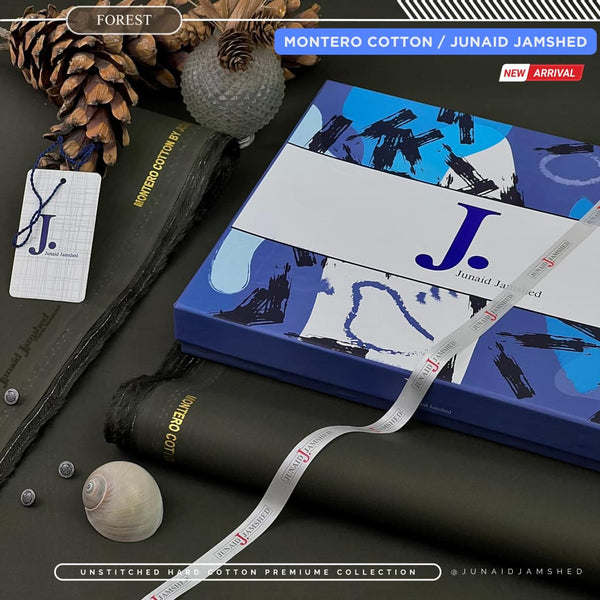 Junaid Jamshed Hard Cotton Fabric