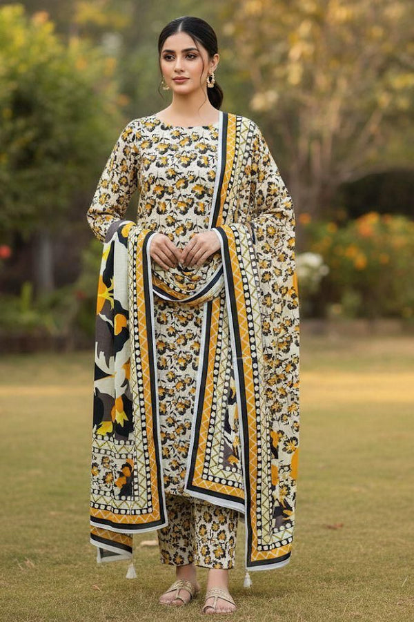 3pc Khaddar Suit